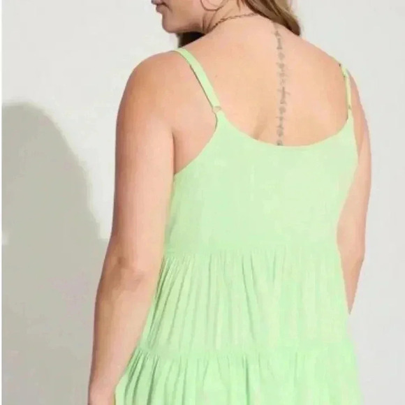 NWT Torrid Rayon Slub Tiered Tie Front Cami 4X - Picture 2 of 7